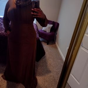 Floor length maxi dress